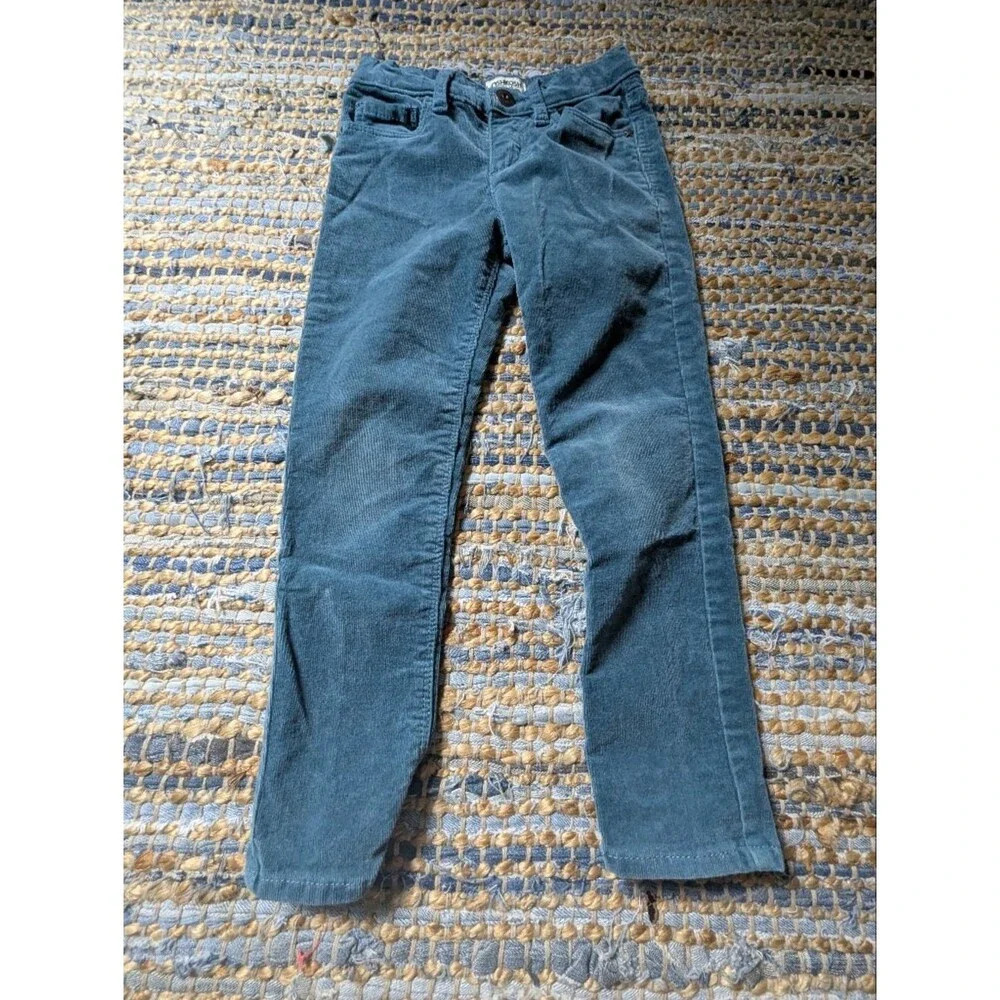 OshKosh B’gosh Teal Corduroy Pants Size 5 Montessori Earthy Fall Capsule Soft